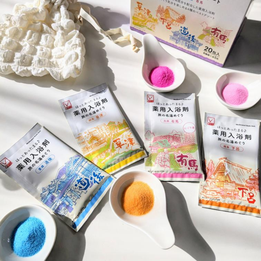 薬用入浴剤 旅の名湯めぐり ベストアソート - 商品のご案内 | V-check